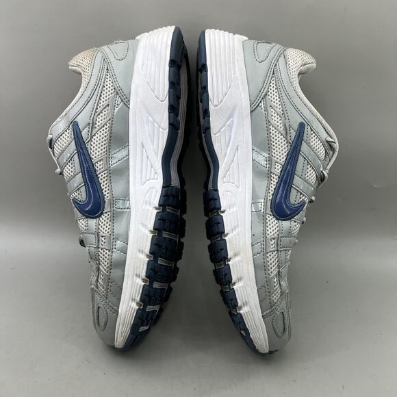 Youth's 6.5 / Women's 8 - Nike P-6000 Gray Blue Mesh Running Low Shoes Sneakers - Picture 6 of 8